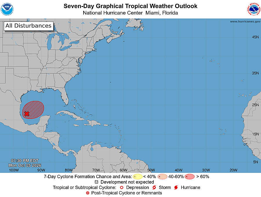 Palm Harbor watches Gulf disturbance with 80% development chance: the week ahead